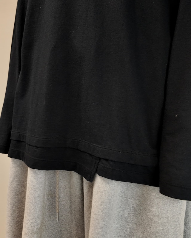 【The viridi-anne】over silhouette long sleeve T