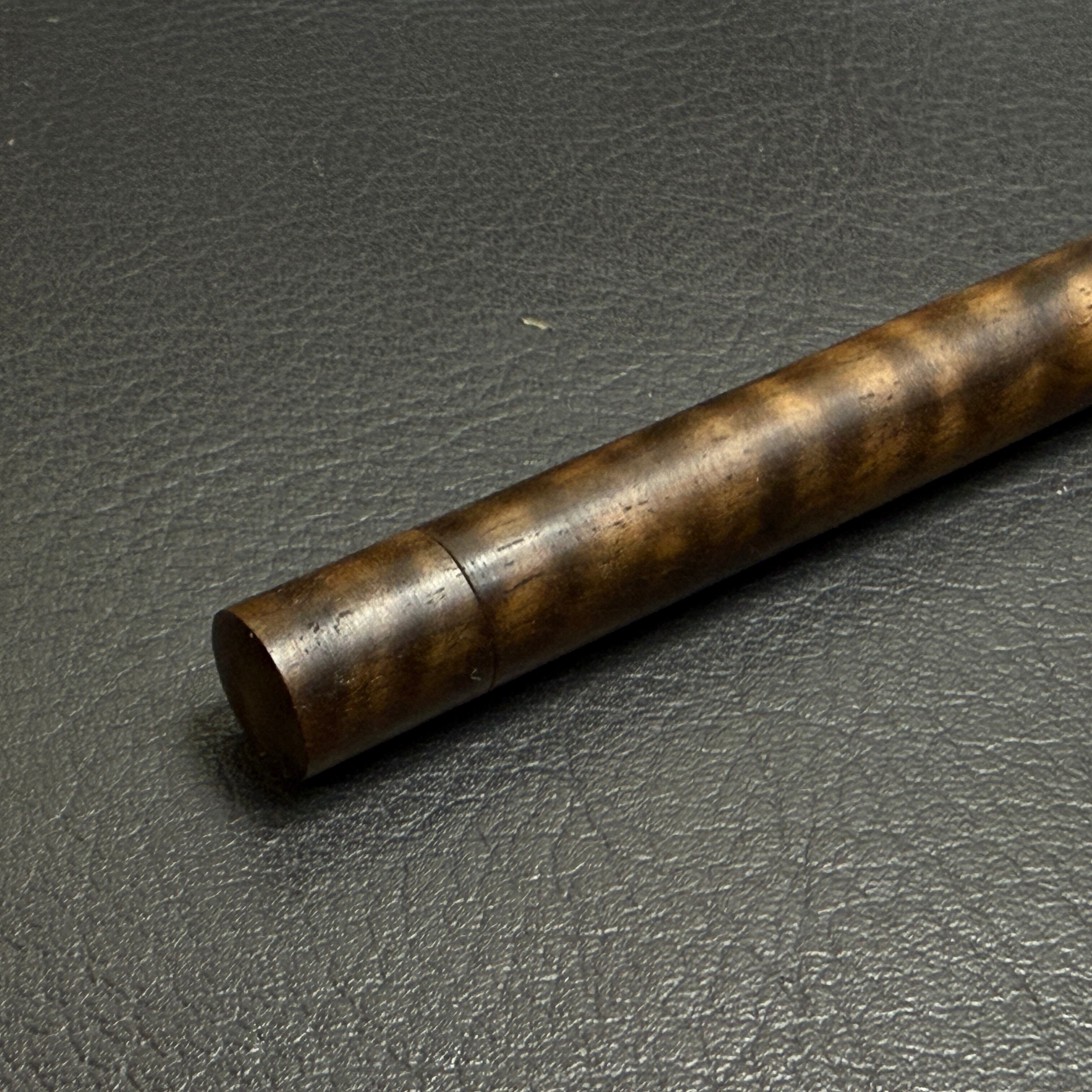 【値下げ中】 handwood 芯ケース 黒柿 684黒柿縮杢 木製キャップ芯ケース オイルフィニッシュ | handwood