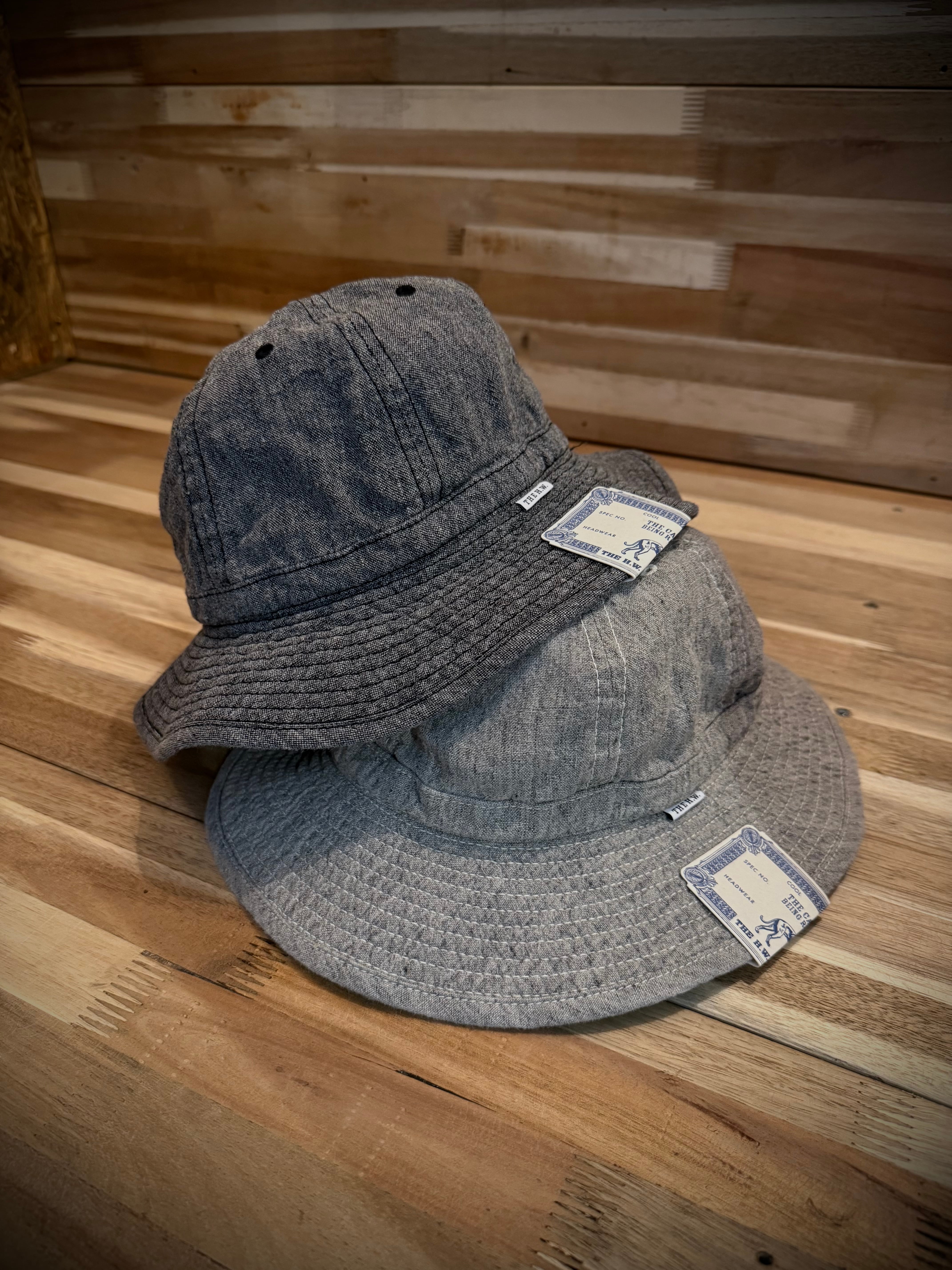 THE H.W.DOG & CO. LINEN FATIGUE HAT