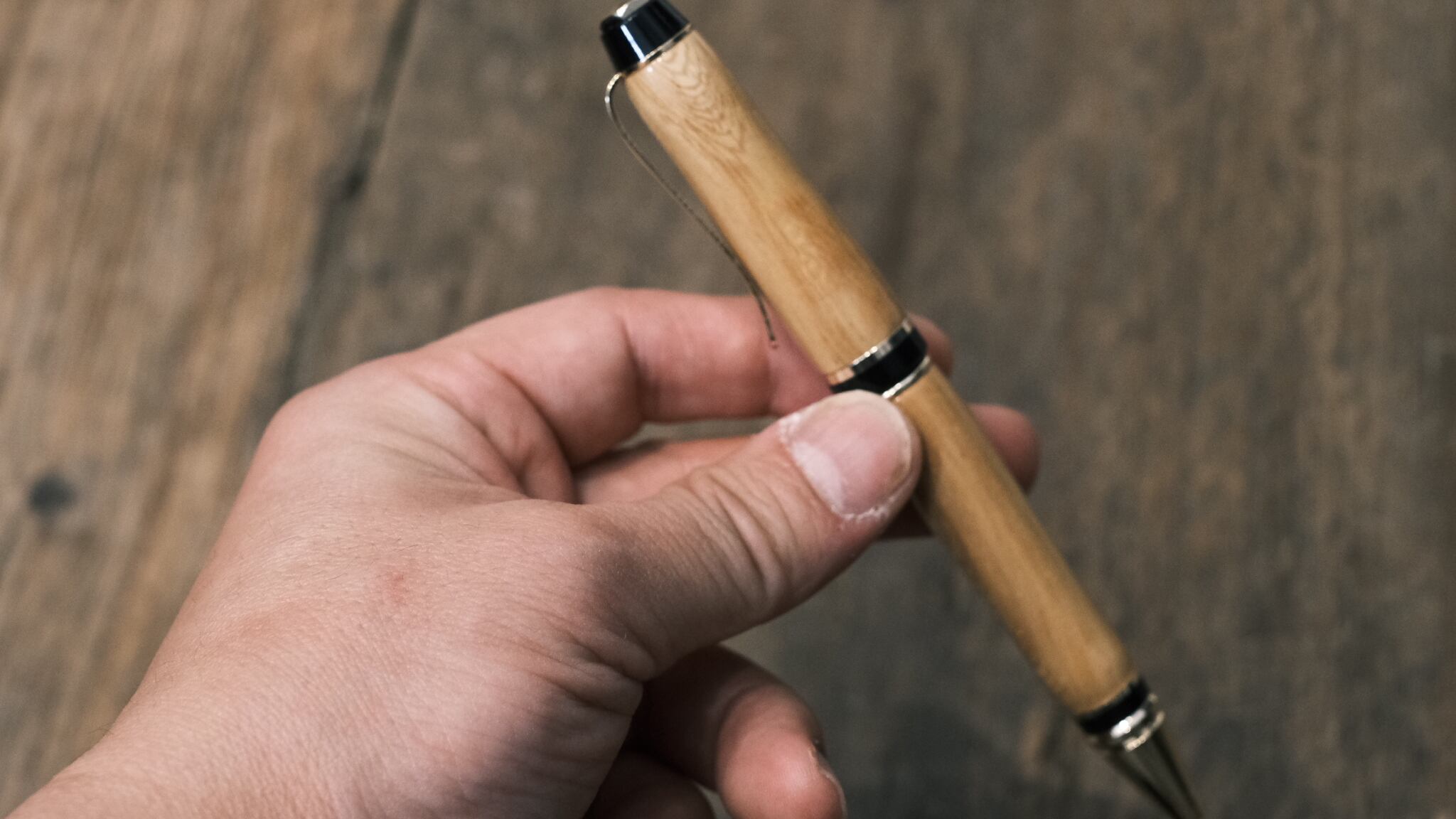 【かねせん工房】ボールペン(ガジュマル)