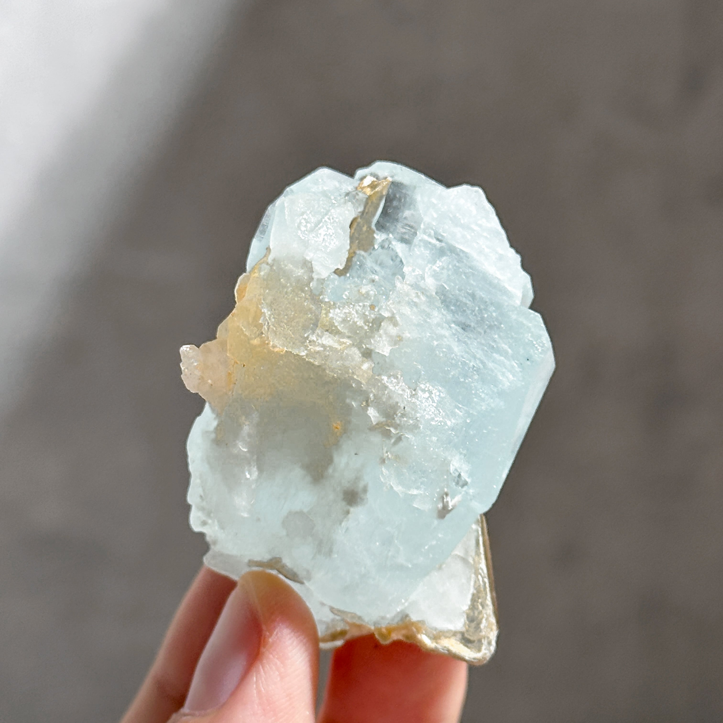 雲母◎アクアマリン 原石68◇ Aquamaline ◇天然石・鉱物
