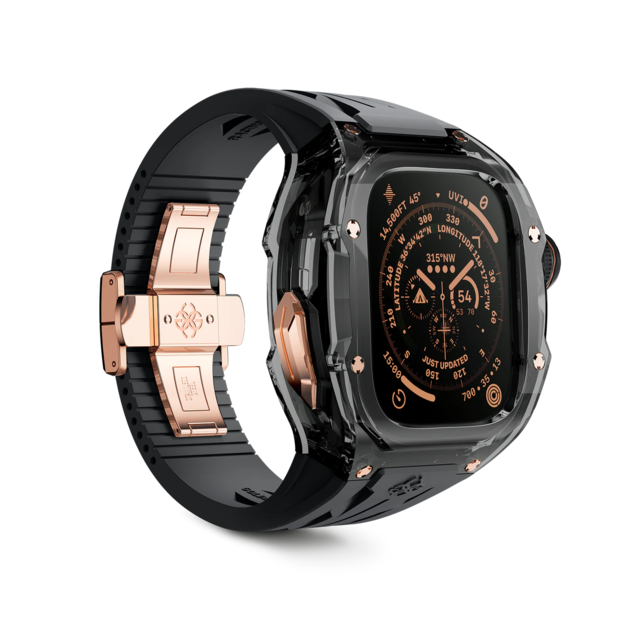 Apple Watch Case - RSTR49 - SMOKEY BLACK ROSE GOLD