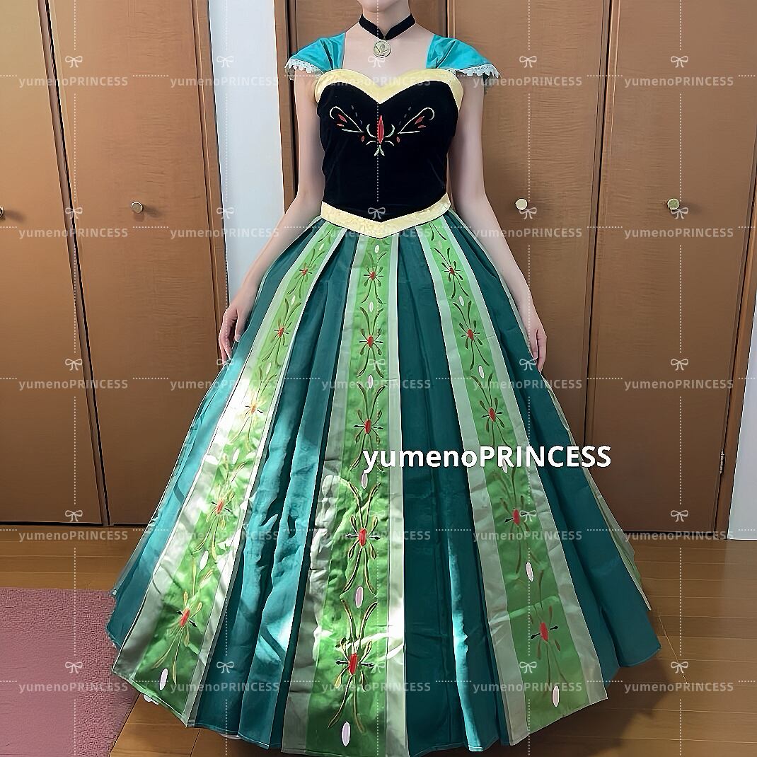 dハロ アナ雪 載冠式ドレス オーダーメイド衣装 | yumenoPRINCESS