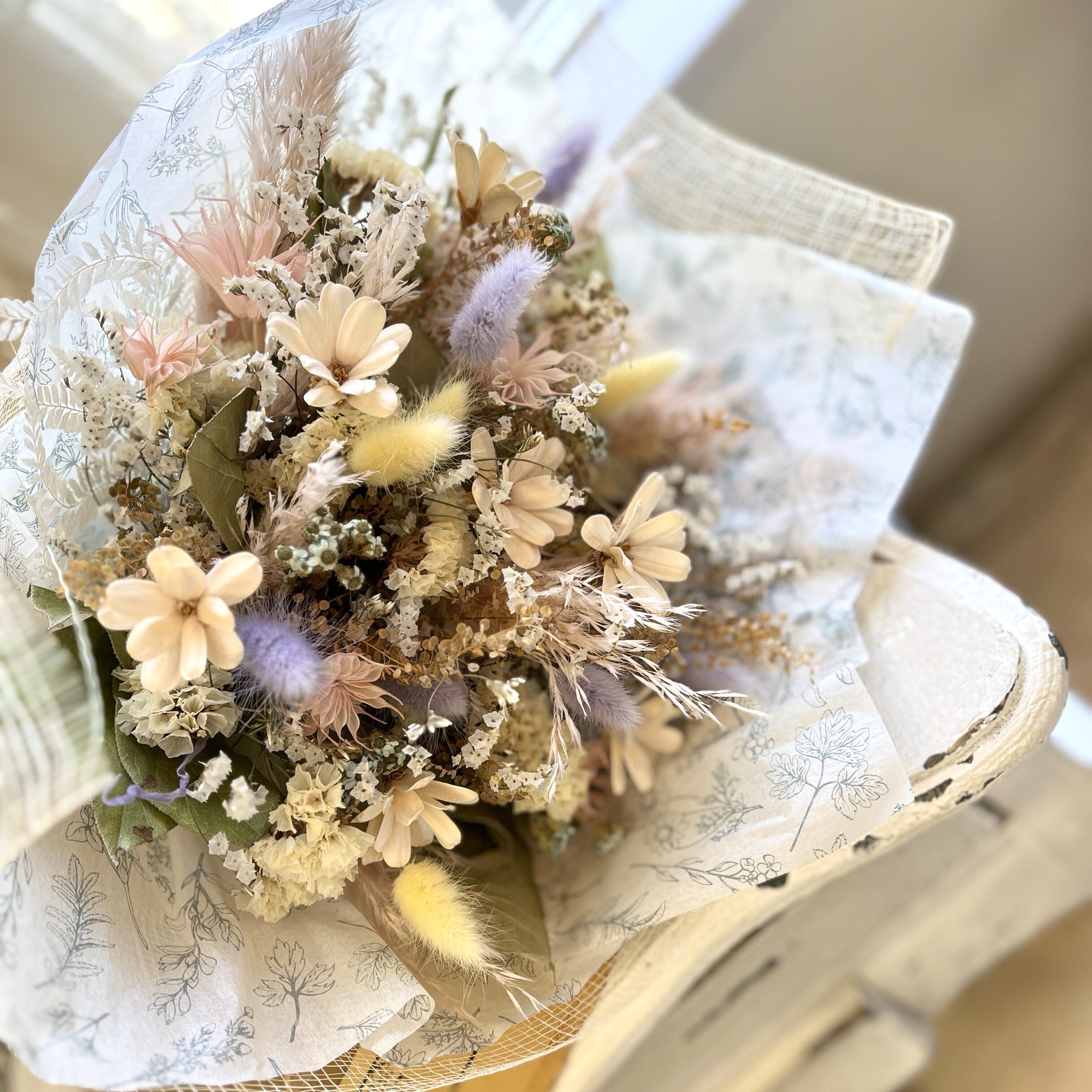 かすみ草フライングブーケ フライングブーケ