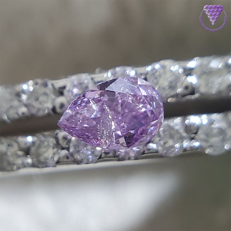 パープルダイヤモンドルース/ F.I.P. PURPLE/ 0.080 ct.