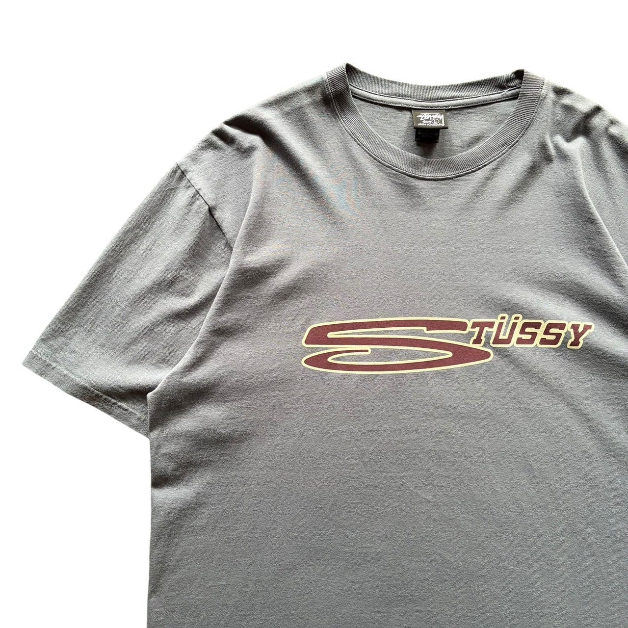 stussy ステューシー Tシャツ L センターロゴ プリントロゴ | 古着屋