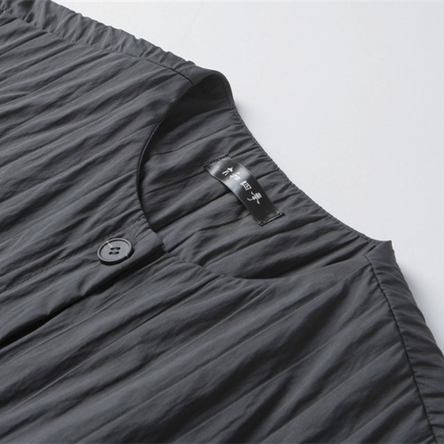 Front button fastening single-breasted quilted vest【2color】 C0906