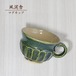 マグカップ 緑 コーヒーカップ コップ 陶器 手作り 風泥舎 fudeisha-103
