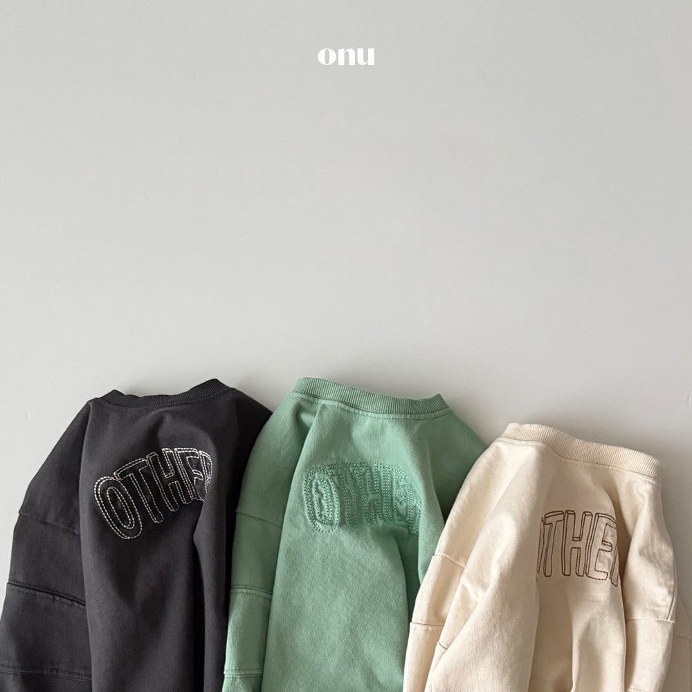 《即納》送料無料 【ONU】onu stitch embroidery tee