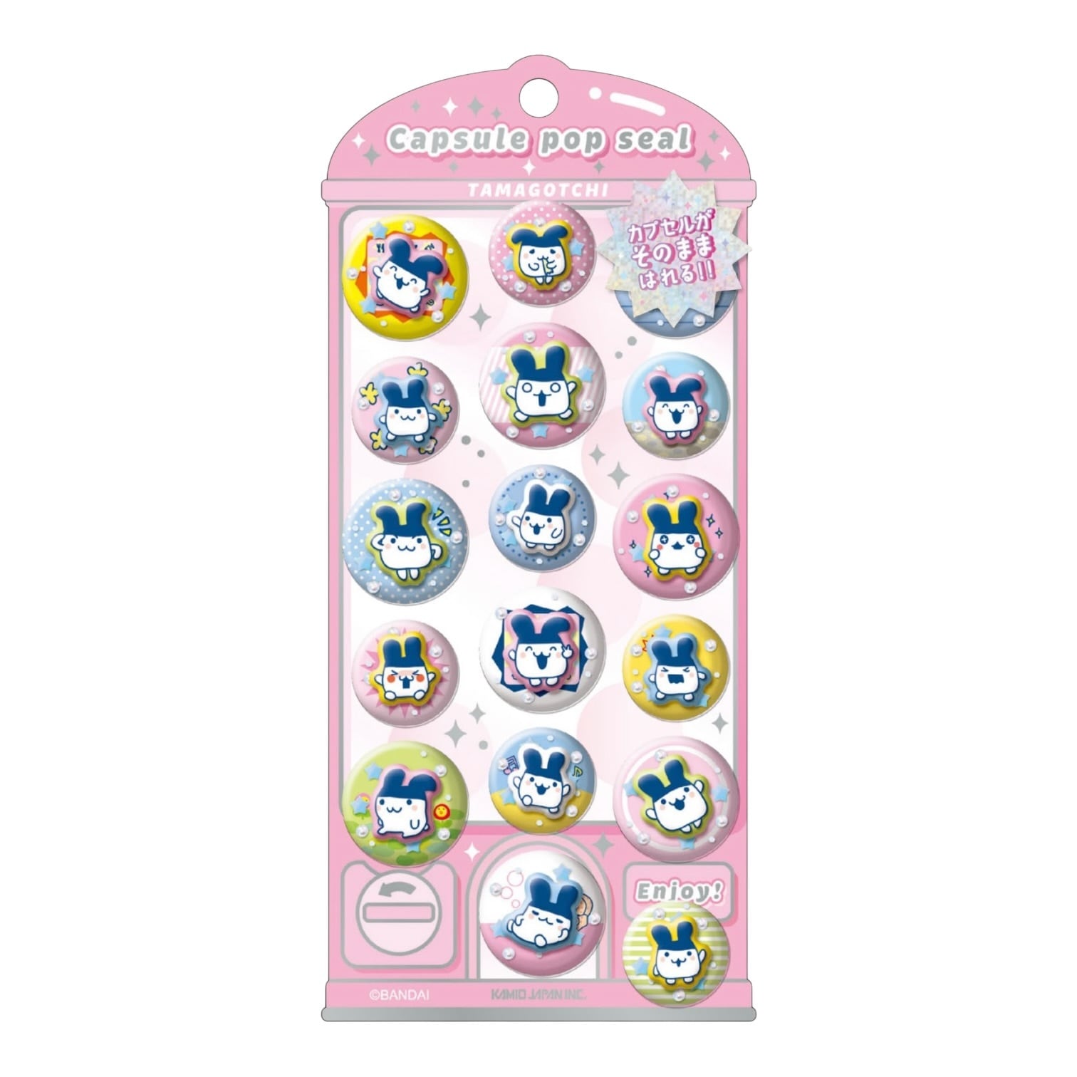 たまごっち カプセルシール たまごっち カプセルポップシール capsule pop seal カミオジャパン