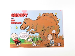 スヌーピー福井限定A4クリアファイル SNOOPY AND THE DINOSAUR