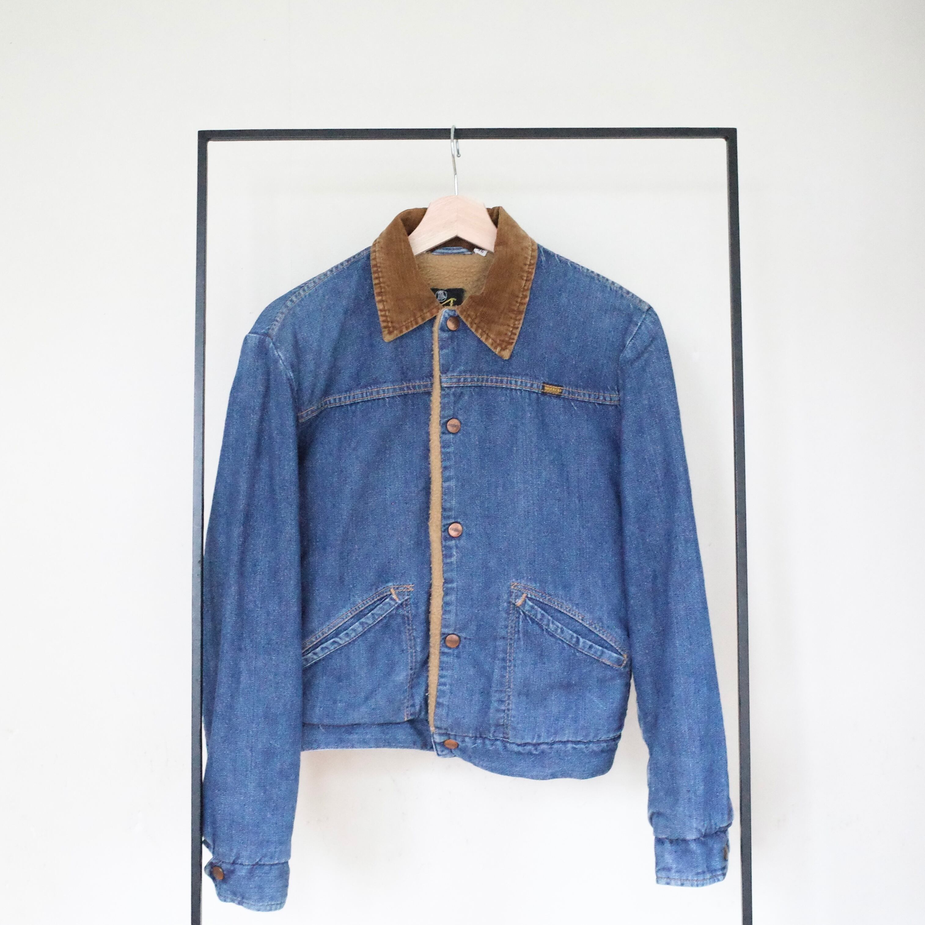 70s MAVERICK denim boa jacket