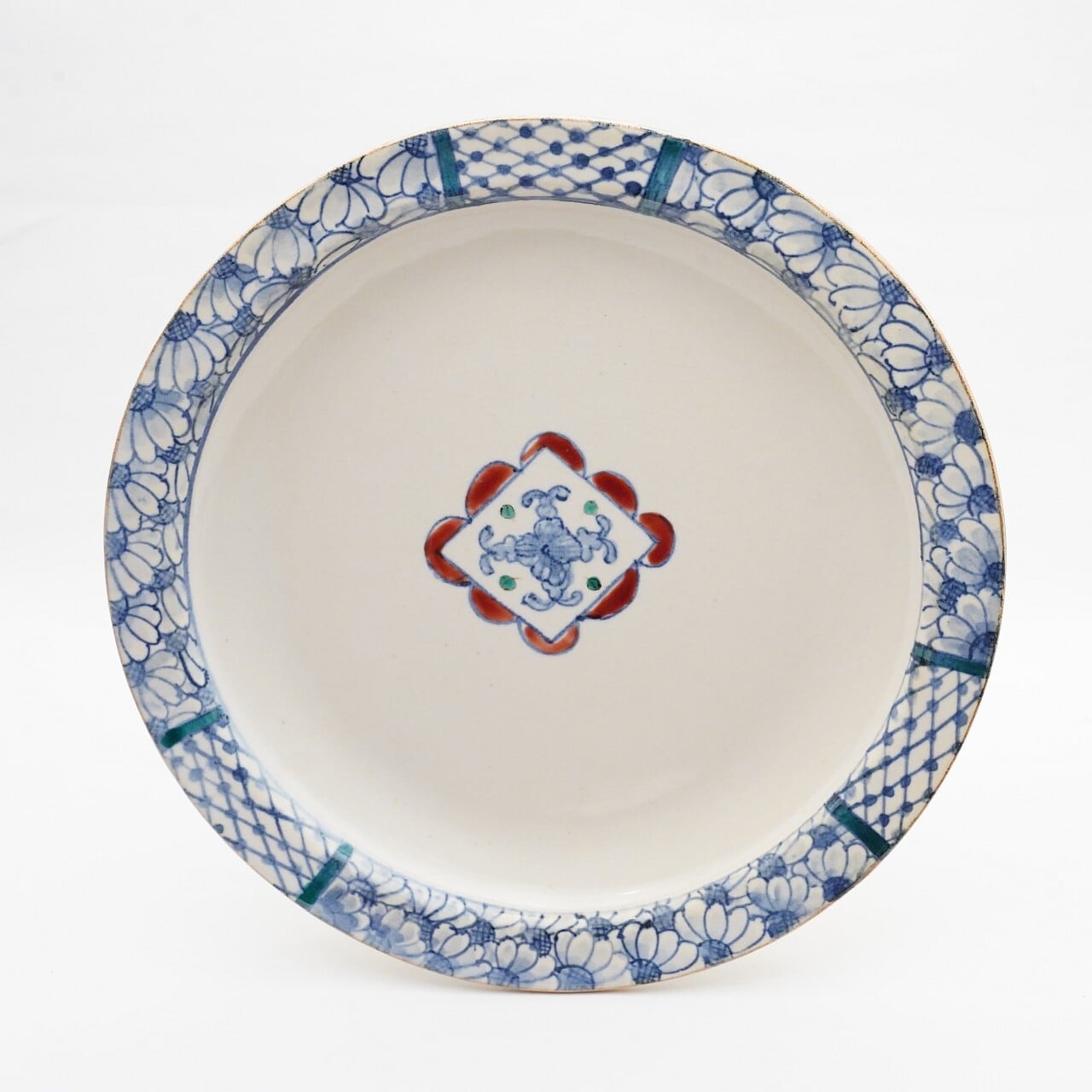 【陶彩工房Canoe】「安南菊尽くし」中皿 32