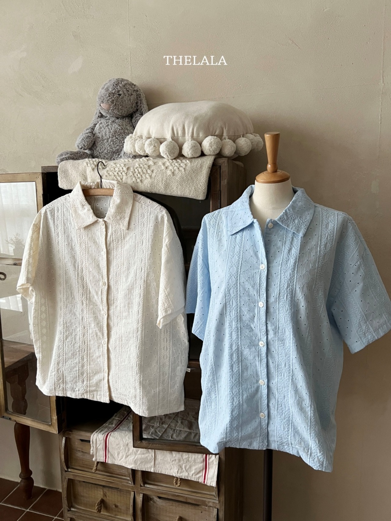 [THELALA] Miu Shirt (Mom) / [더랄라] 미우남방(맘)