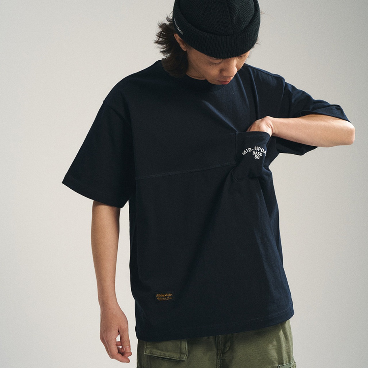 ミッドアップデート・クリーンパネルポケットTEE A2080 - 1