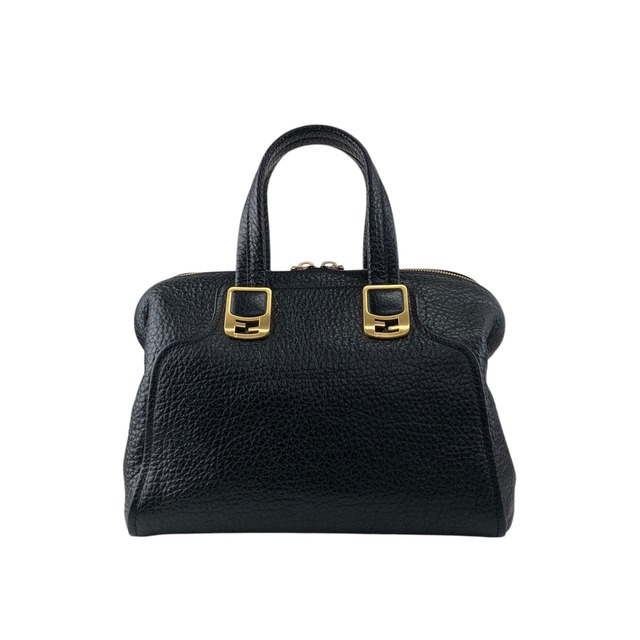 FENDI フェンディ カメレオン ショルダーバッグ ブラック レザー 2way 8BL114-HXF vintage ヴィンテージ オールド 66eazz