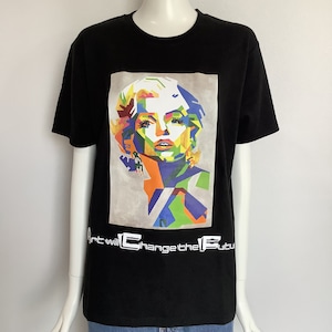 Vivid woman ( 鮮やかな女性 )  Tシャツ  ブラック