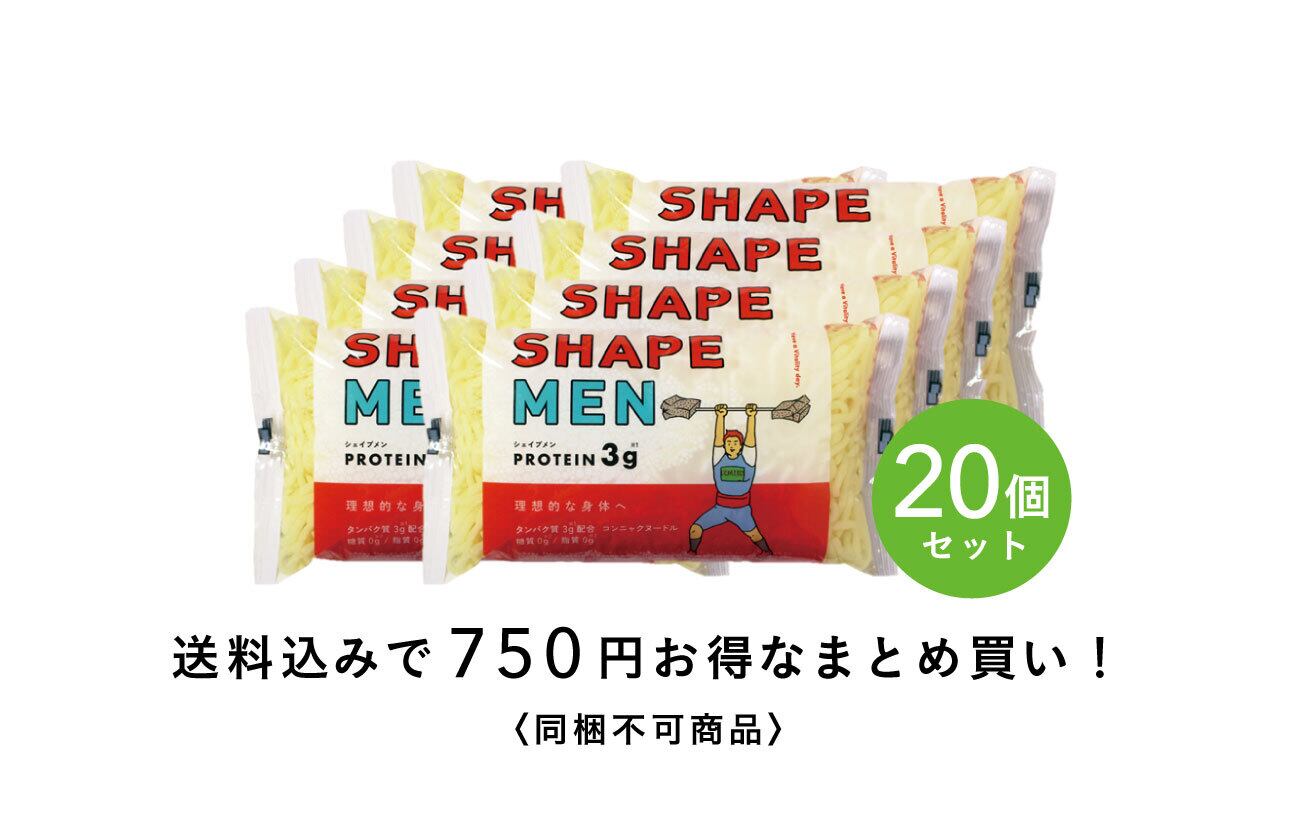 送料込でお得なまとめ買い Shape Men シェイプメン 180g 個セット 同梱不可商品 中尾食品工業株式会社