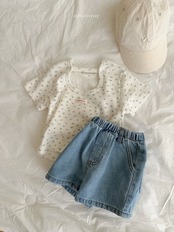 【取寄/韓国直送】atomeme 26/SM ルーシーデニムショートパンツ｜夏服｜韓国子供服