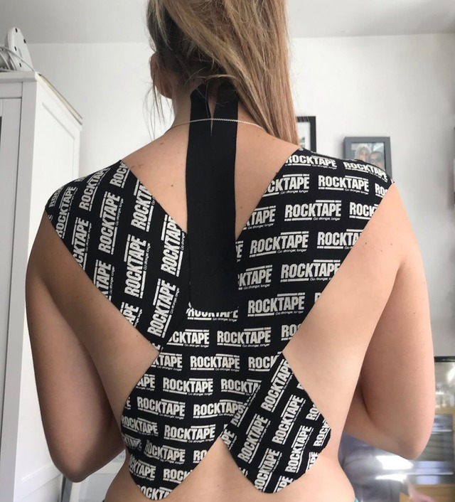 ロックテープH2O｜10cm幅（耐水性PRO） / ROCKTAPE MINI BIG DADDY H2O LOGO BLACK 10cm*5m