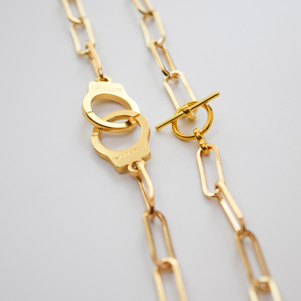 ハンドカフトグルペーパークリップチェーンGD