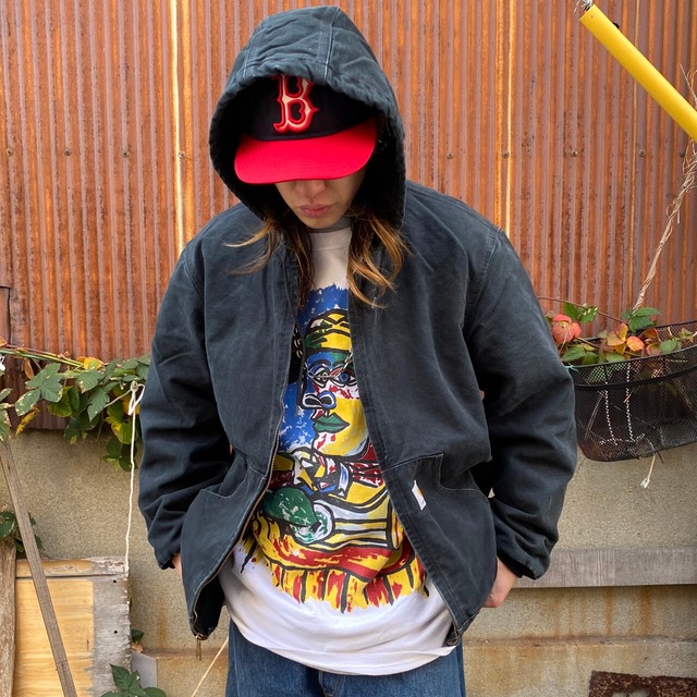 USA製 Carhartt カーハート アクティブジャケット メンズM 古着 ダック  