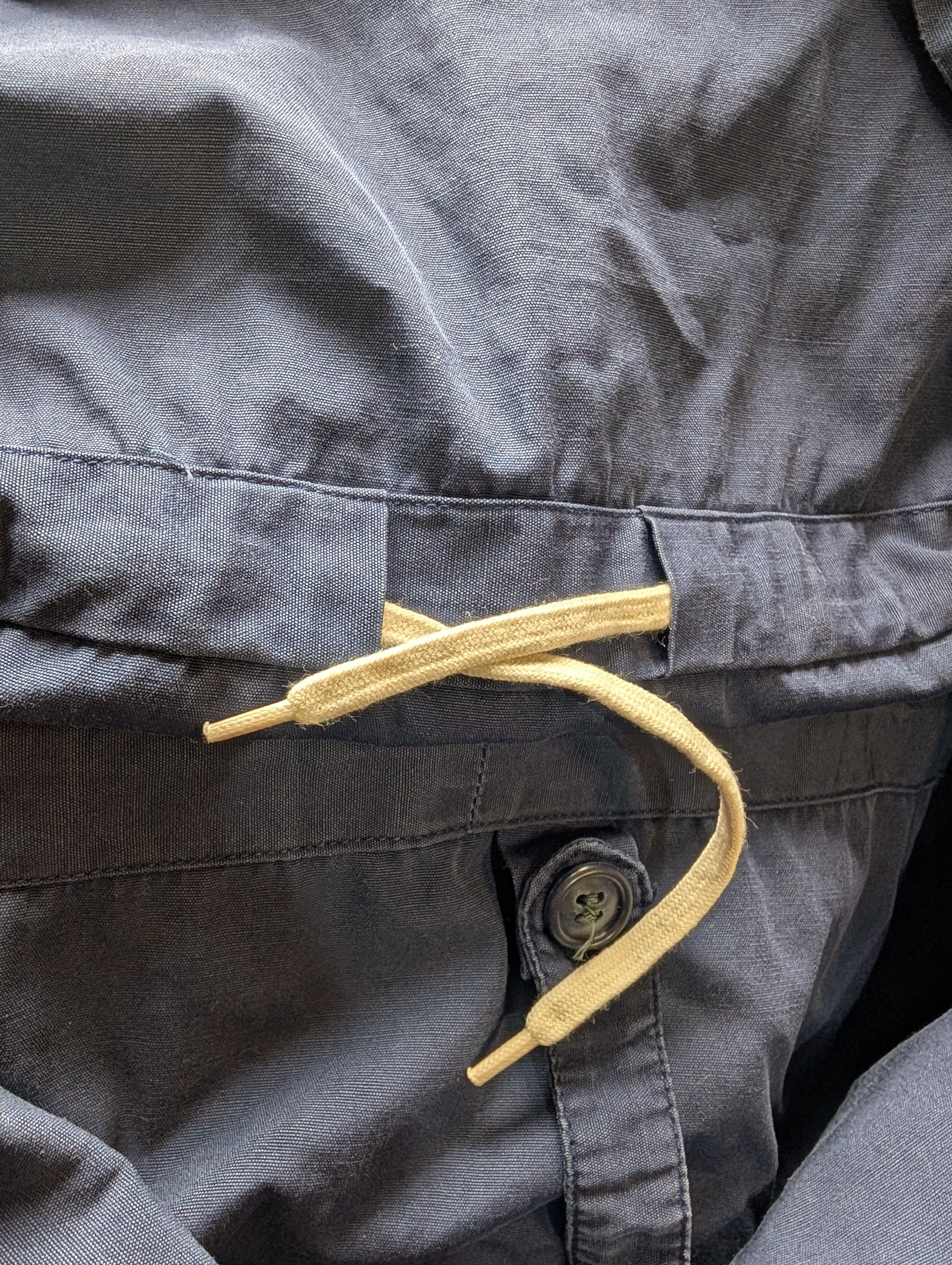 50-60s Sweden Vargen Cotton Anorak parka Navy GUSUM Zipper | P and