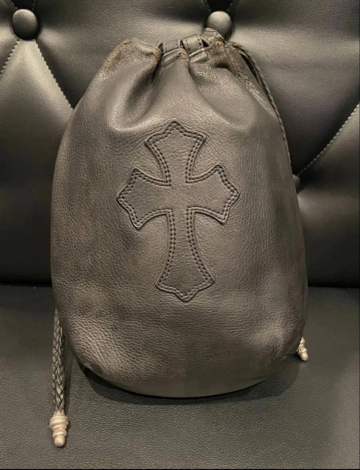 CHROME HEARTS クロムハーツ ドローストリングサック バッグ 巾着 
