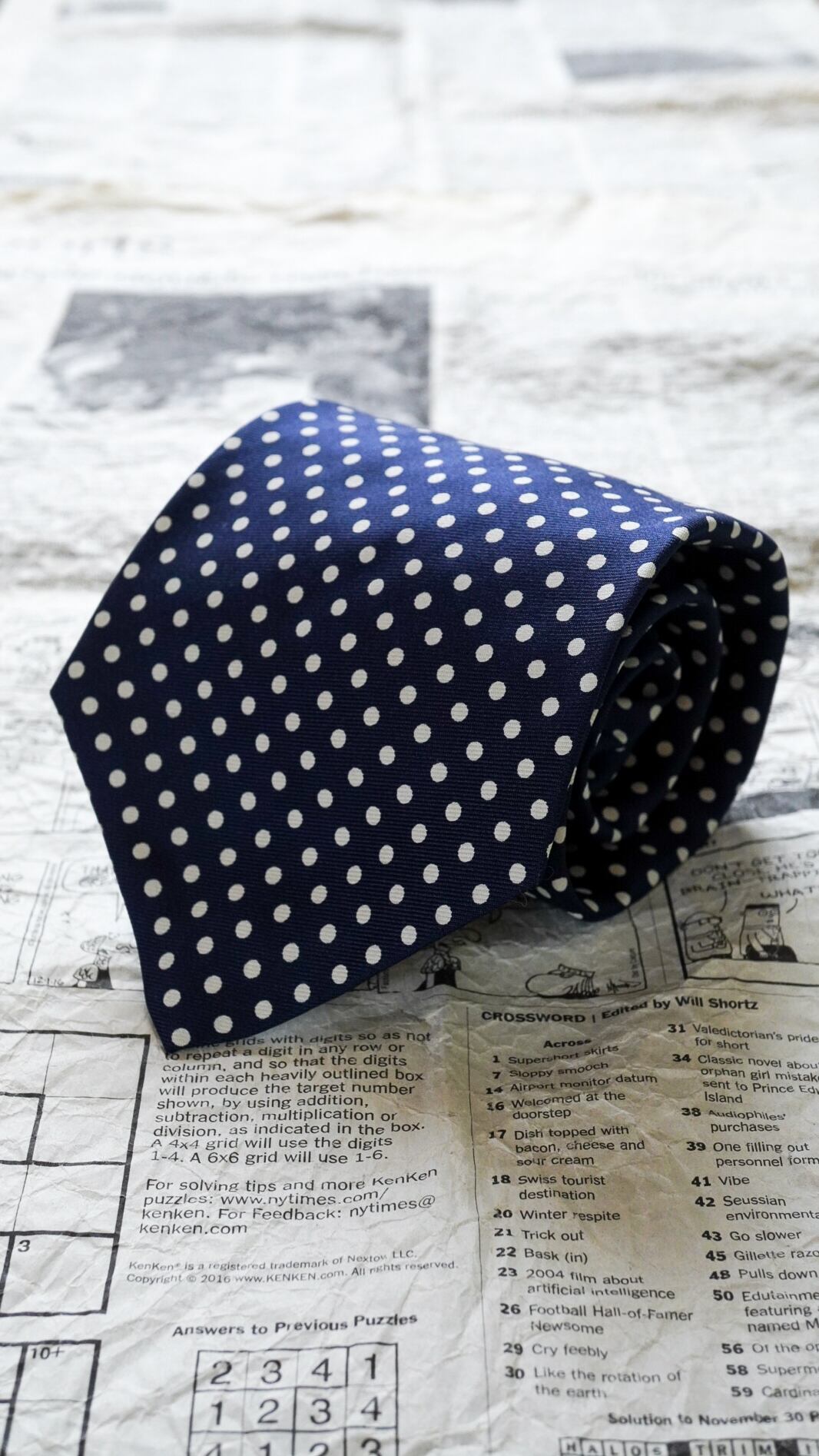 1970s】BROOKS BROTHERS ブルックスブラザーズ ドット柄 ネクタイ《黒