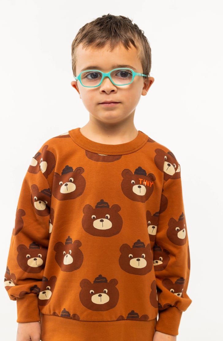 TINYCOTTONS BEARS BABY SWEATSHIRT *brown* | MILK.