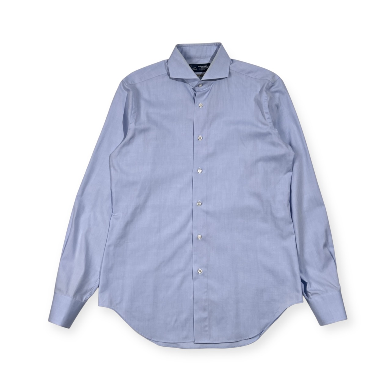 Maker's Shirt 鎌倉 メーカーズシャツ TRAVELER スリムフィット 長袖 ドレスシャツ 15 1/2-34 2/3 /ブルー系 メンズ
