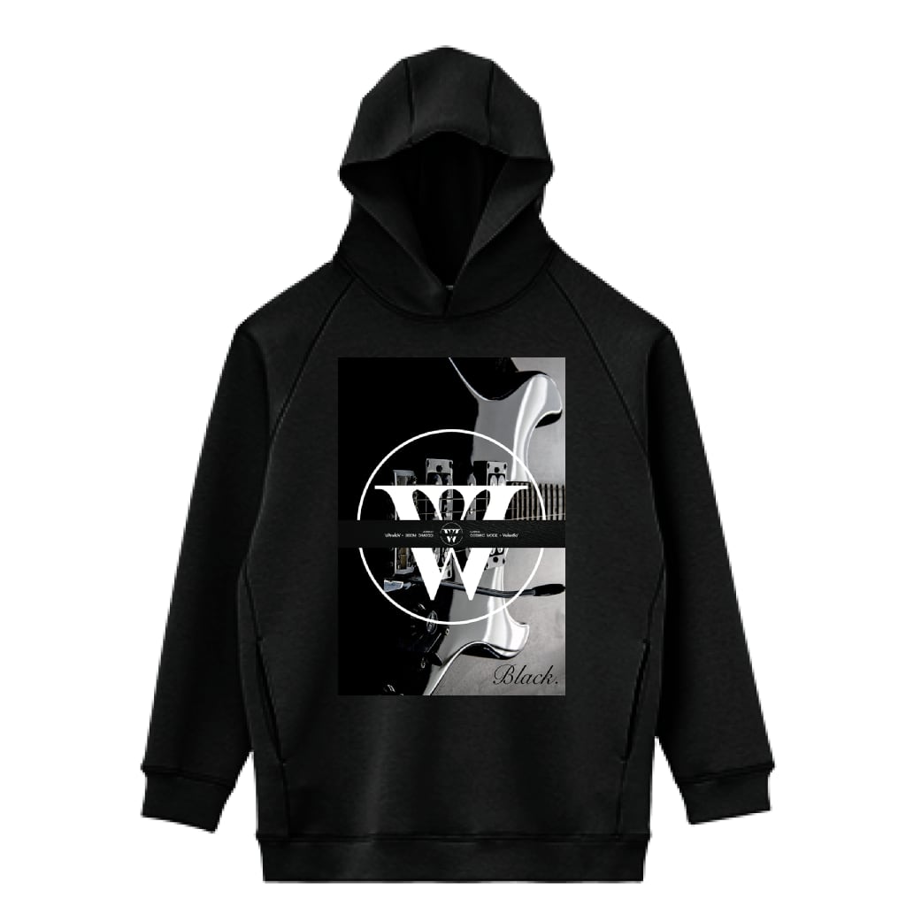 LIFEMAX 10oz ドライストレッチプルオーバーパーカー（両面印刷）