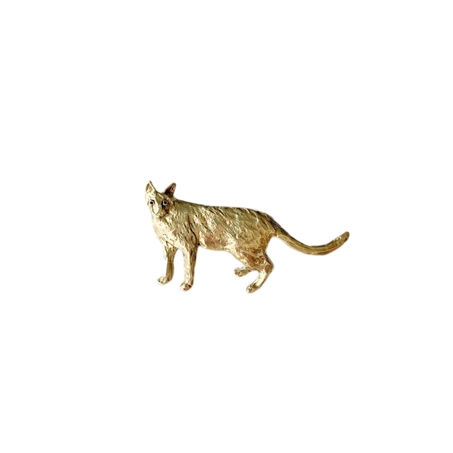 Neighbor's cat brooch