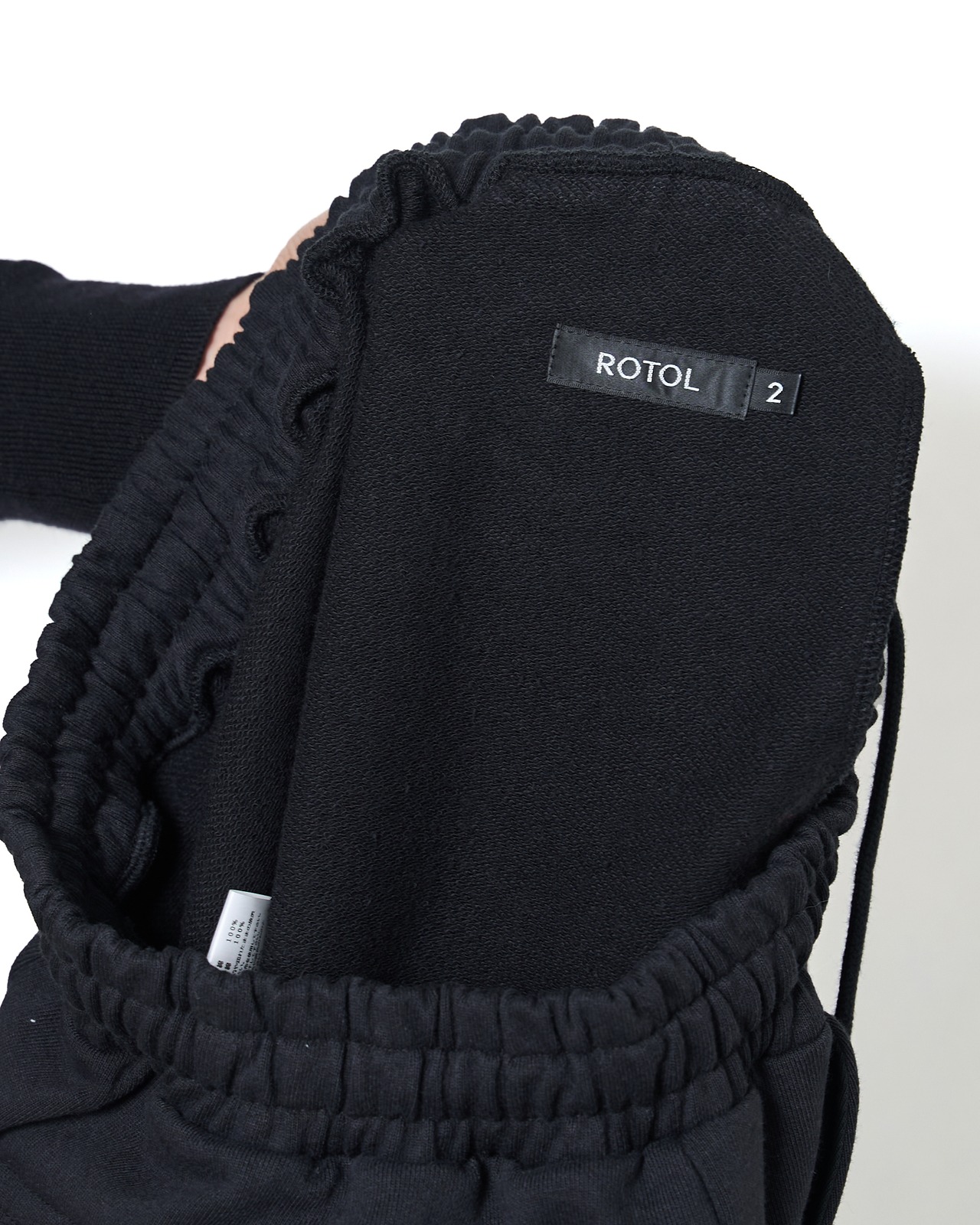 ROTOL "Double Tuck Hakama Sweat Shorts〔BROWN〕"