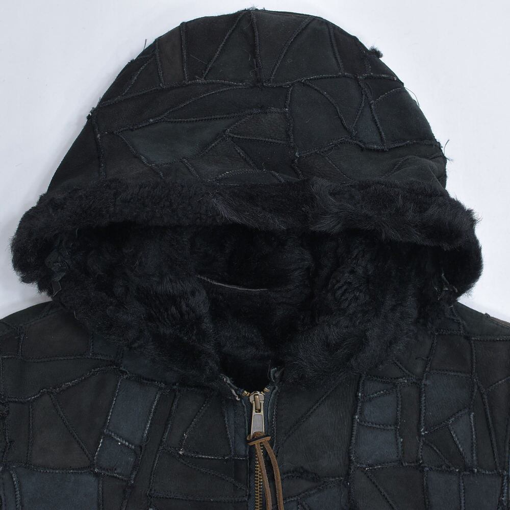 Pamie ボアジャケット 【美品】 00s～ JUNMEN パッチワークデザイン シアリング ムートン