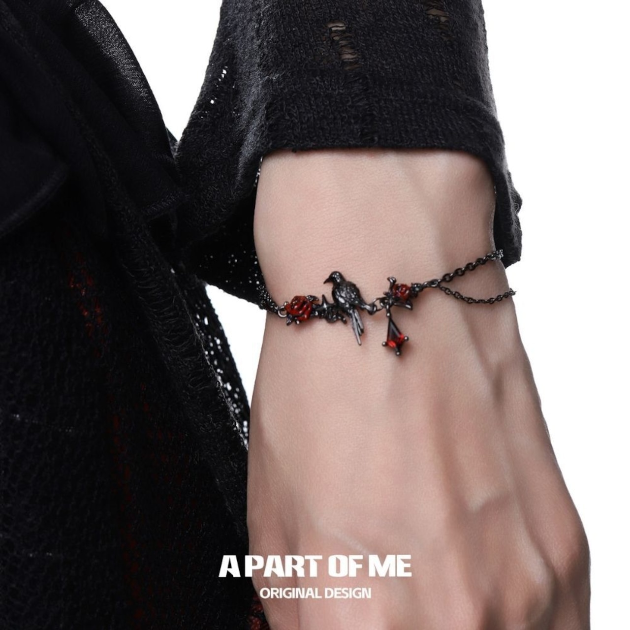 光を集めるからすが見つけた星屑のブレスレット E00661