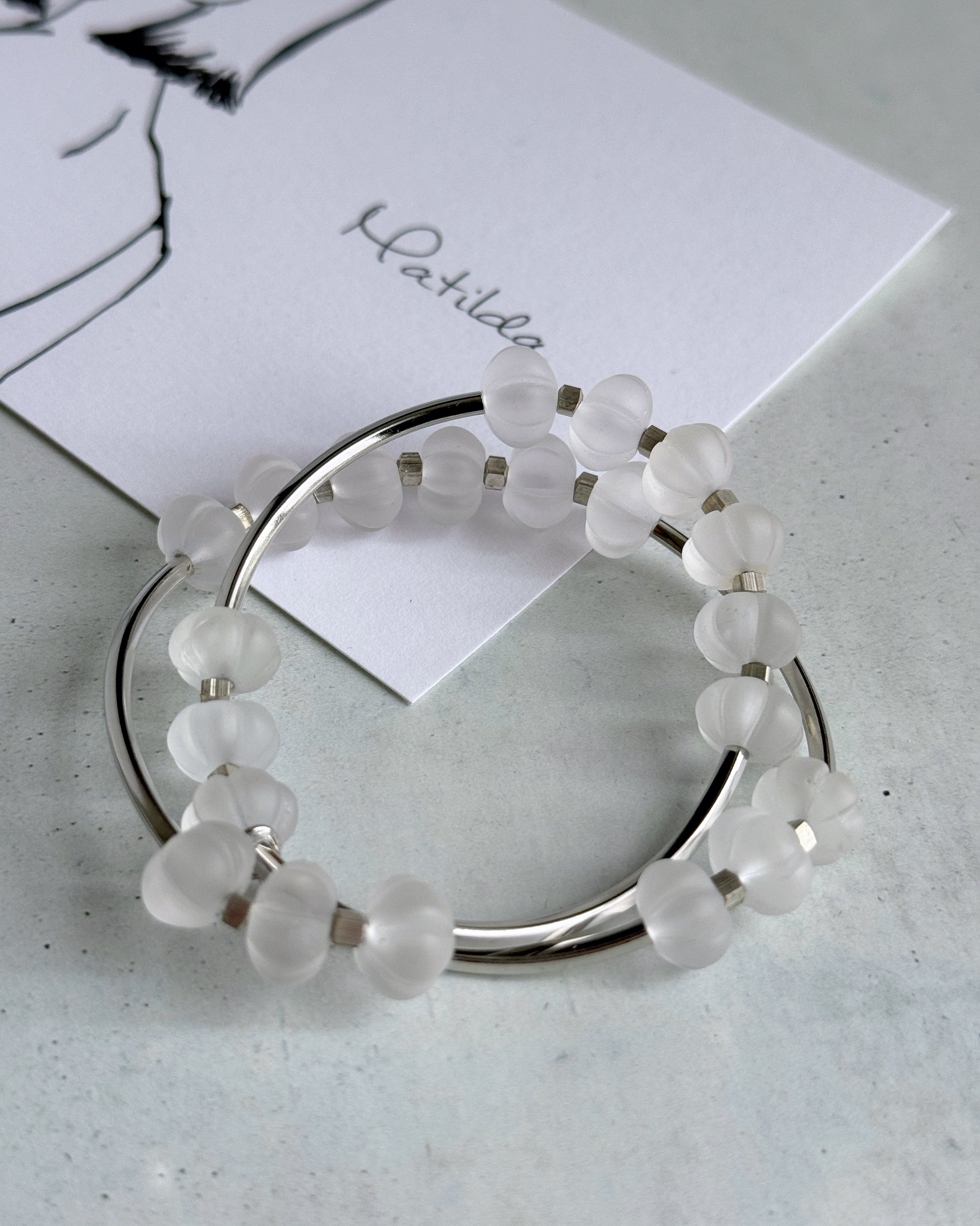 layered bracelet(クォーツ・シルバー)