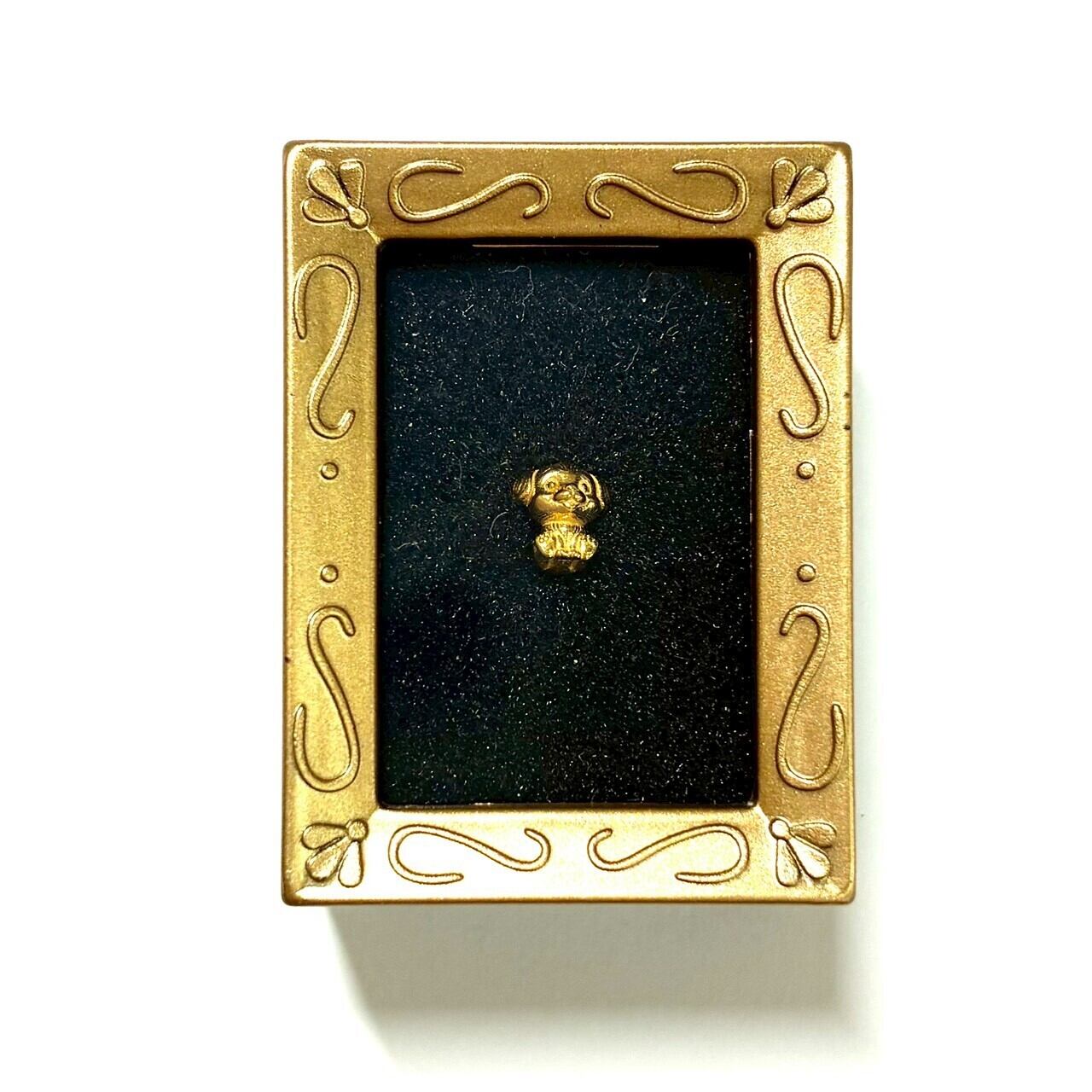 奈良老舗古墨コレクション 大正期金箔一寸金 飾り墨 金立雛 | 古梅園製墨販売部