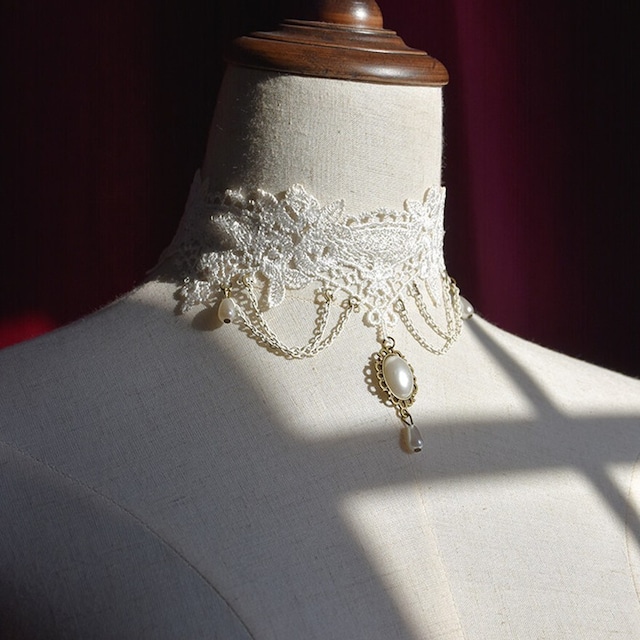 プリンセス チョーカー レース かわいい プチプラアクセサリー