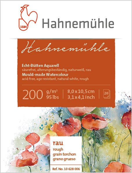 数量限定・オンライン限定〉Hahnemühle ハーネミューレ水彩紙 べ