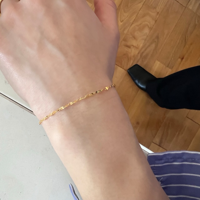 S925 eclair chain bracelet
