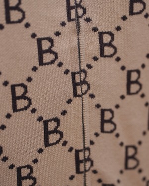 BELINDA MONOGRAM ZIP JACKET【BB25024】