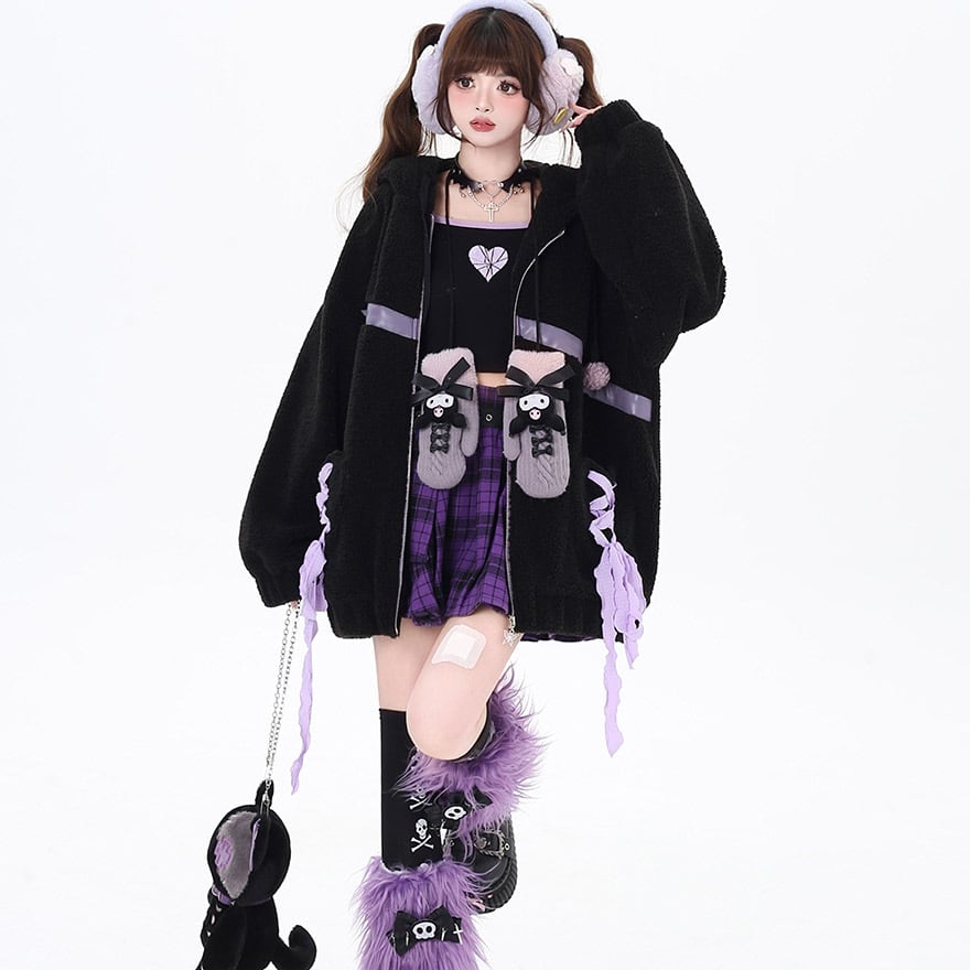 ゴスロリ通販 With U 地雷系 CRAZYGIRLシリーズ ジャケット クマ耳