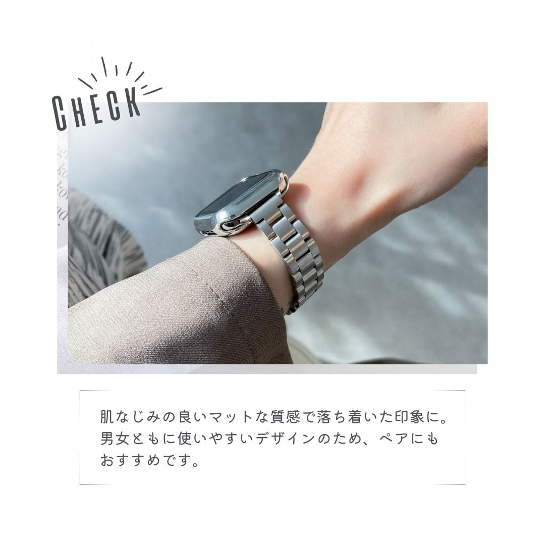 Apple watch バンド ステンレス アップル ウォッチ バンド ベルト