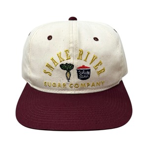 SNAKE RIVER SUGAR COMPANY 6-PANEL SNAPBACK HAT SIZE FREE (USED)
