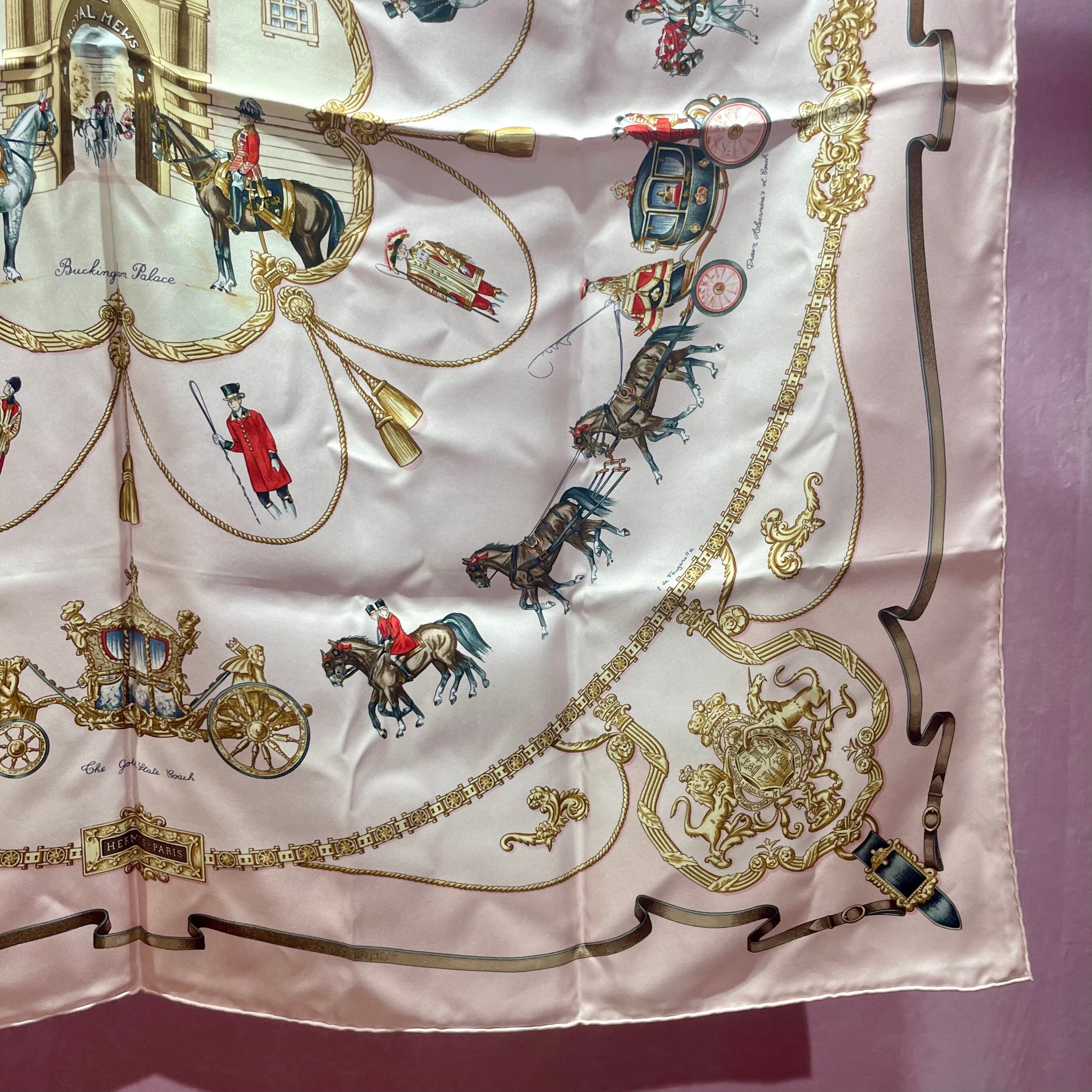 HERMES スカーフ カレ90 THE ROYAL MEWS エルメス | 2122