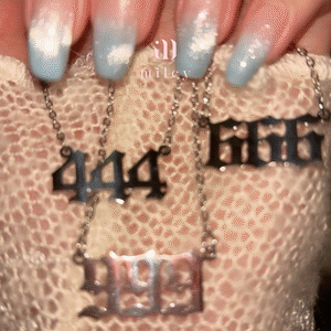 angel number necklace