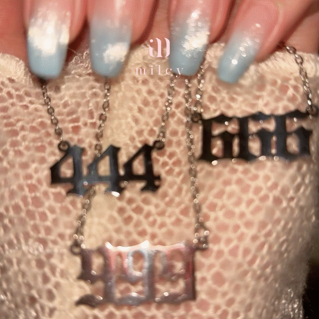 angel number necklace