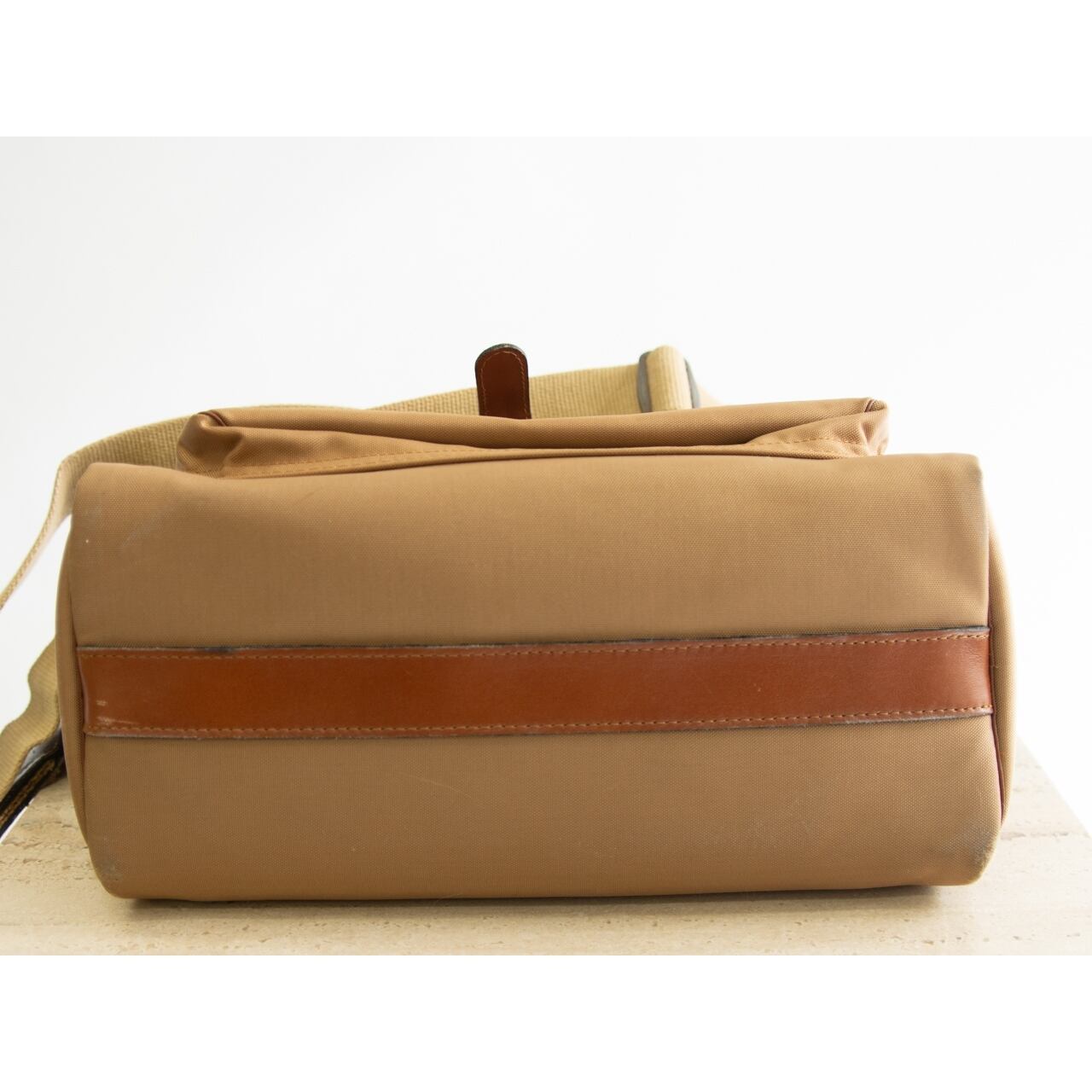 【LANCEL PARIS】Made in France Canvas × PVC Leather Shoulder Bag（ランセル フランス製 キャンバスレザーショルダーバッグ）