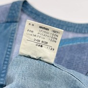 santa fe サンタフェ 切替メッシュ デザイン デニムベスト ジャケット /インディゴ系 日本製 メンズ